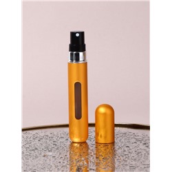 Атомайзер для парфюма, с распылителем, 10 мл, цвет золотистый