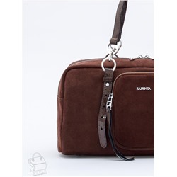 Сумка женская кожаная 91180MSS coffee Velina Fabbiano-Safenta