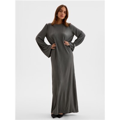 Платье женское MIST Classic collection, макси, размер 48-50, графит