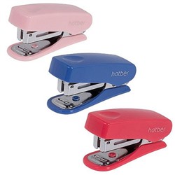 Степлер 10 на 12 листов мини Gentle Ассорти с антистеплером DS_085959 Хатбер
