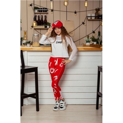 Лосины 8231 детские (Красный)