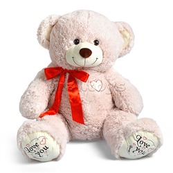 Медведь Билли В110 пудровый