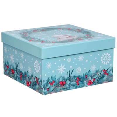 Набор коробок 5 в 1 «С Новым Годом!», 14×14×8.5 - 22×22×12.5 см