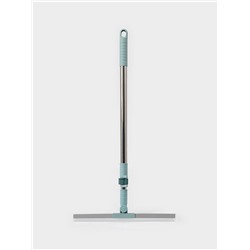 Водосгон для пола, силиконовый, поворотный сгон 35 см, черенок нержавеющая сталь 58-97 см