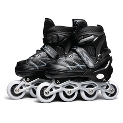 Ролики детские, размер L (цвет черный)