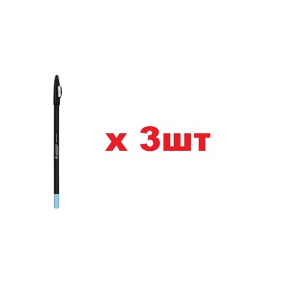 JEANMISHEL Карандаш для глаз с точилкой тон 05 Голубой матовый 3шт