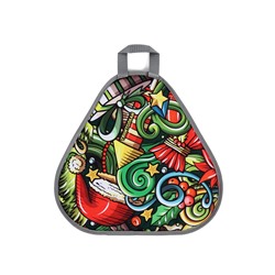 Ледянка мягкая Xmas, треугольная, d=41 см, толщина 1.2 см, рисунок МИКС