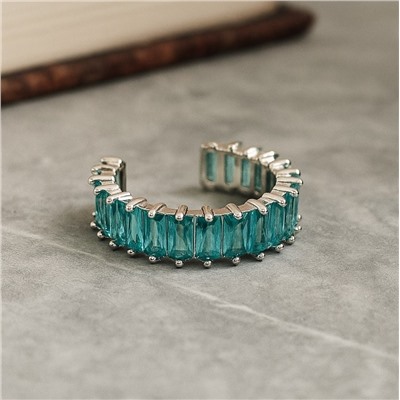 Кольцо разъемное бижутерия с камнями, арт.007.180