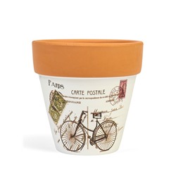 Набор фигурных кашпо для цветов «Велосипед», 300 мл, керамика, 3 шт.