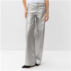 Брюки женские MIST Celebration, размер 42, серебряные