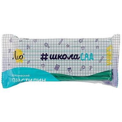 Пластилин 240гр. "Учись" зеленый LNMC-240 Лео