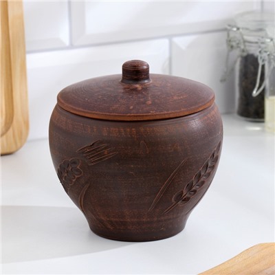 Горшок для жаркого «Колос», 0.55 л., 10×12×12 см