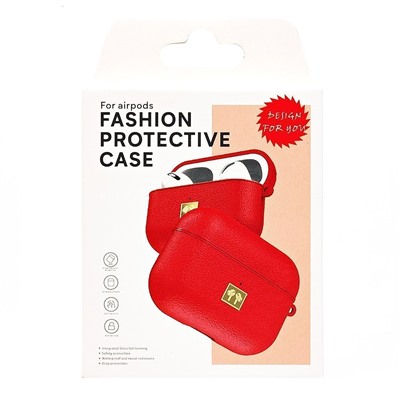 Чехол - PCP08 для кейса "Apple AirPods/AirPods 2" (red) (225793)