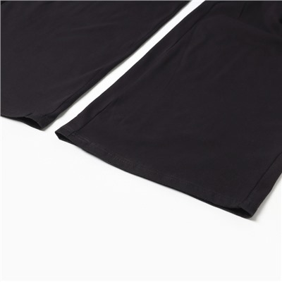 Пижама женская (футболка, брюки) KAFTAN Gussi, размер 40-42, чёрная