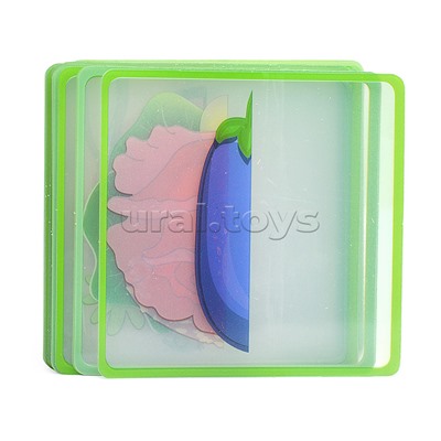 Пластиковое лото для малышей (нов) 2+ Что в корзинке? Найди половинку. Куликова Е.Н.