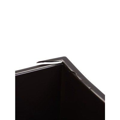 УЦЕНКА Кашпо со вставкой 13,8х13,8х25 см (вставка 1,5 л) "Ротанг", цвет коричневый