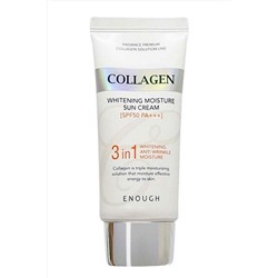 Enough Солнцезащитный осветляющий крем для лица / 3 In 1 Collagen Sun Cream, 50 мл KRISTALLER, 1113230