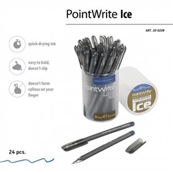 Ручка шариковая 0.38 мм "PointWrite Ice" синяя 20-0209 Bruno Visconti