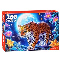 Пазлы 260 "Лунный леопард"