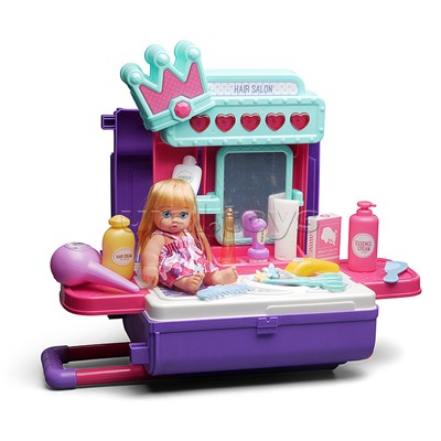 Игровой набор "Стилист" в чемодане