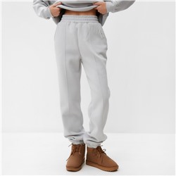 Джоггеры женские MIST Cozy style, серые, размер 42