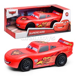 Машина пластик "Тачки" звук. 17 см, красный