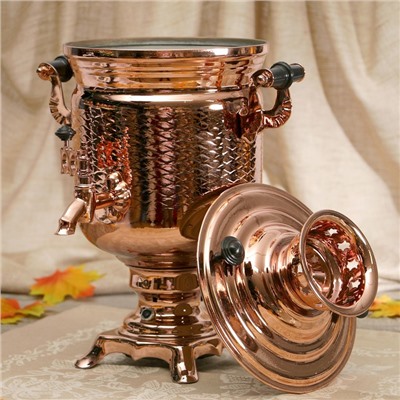 Самовар электрический «Медь», банка, с автоматическим выключением, 3 л