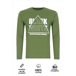 Футболка с длинным рукавом Black White ФН170