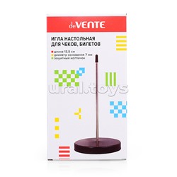 Игла настольная, для чеков и билетов, стальная, в картонной коробке