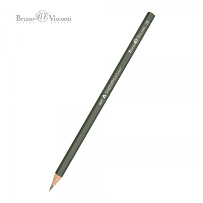 Карандаш черногр. "GraphixPro"  2В трехгранный 21-0015 Bruno Visconti