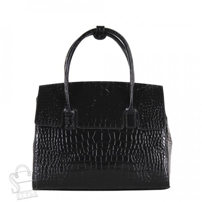 Сумка женская кожаная 6613VG black Vitelli Grassi