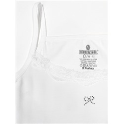 4334-01 Майка для девочки белая (BAYKAR)