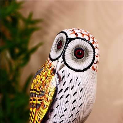 Сувенир «Филин», 13×8×27 см, дерево албезия