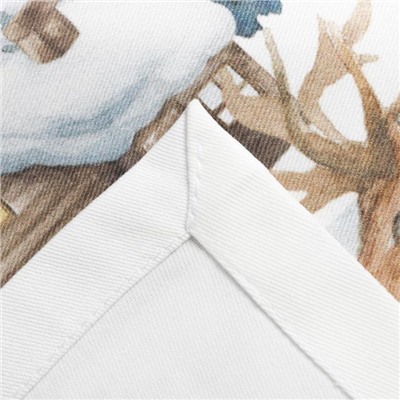 Дорожка новогодняя на стол «Этель» Forest animals 40×147 ± 5 см, 100% хл, саржа 190 г/м²