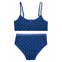 Комплект трикотажный для девочек: топ, трусы