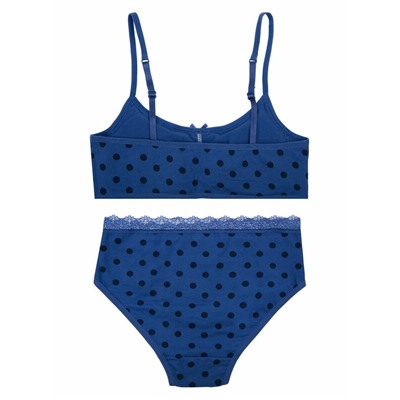 Комплект трикотажный для девочек: топ, трусы