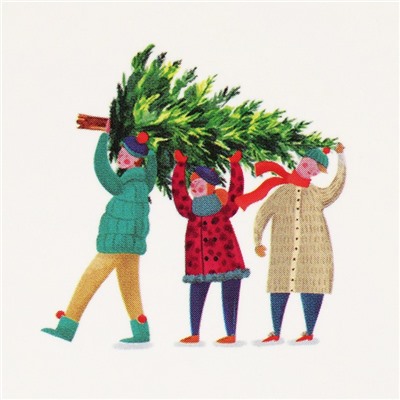 Коробка подарочная новогодняя складная «Машинка», 16×23×7.5 см