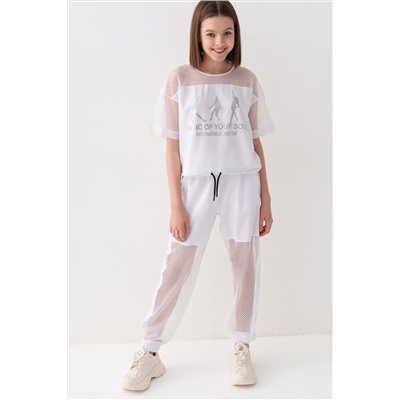 Брюки текстильные для девочек PLAYTODAY, 1240211