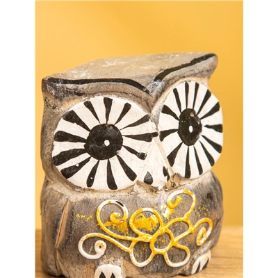 Сувенирный набор «Совы с узором», 6×14×7 см, дерево