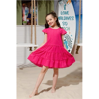 Платье 9184 детское (Фуксия)