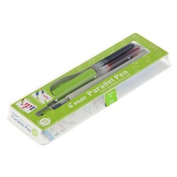 Ручка перьевая для каллиграфии Pilot Parallel Pen, 3.8 мм, (картридж IC-P3), набор в футляре