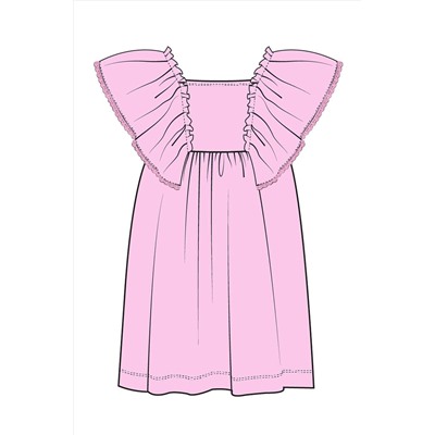 Платье трикотажное для девочек PLAYTODAY, 1122509