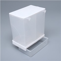 Автокормушка для птиц Пижон 8.5×8×15.4 см, белая 7