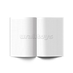 Бизнес-блокнот 64л. А6 "Поеда за тобой" клетка, матовая ламинация + выборочный лак