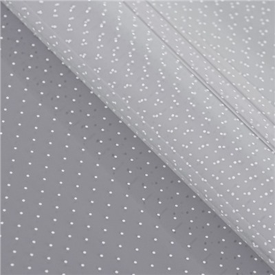 Пленка цветная с белым рисунком точки 100 см × 9 м 350 г