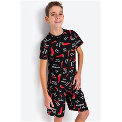 Хлопковый костюм для мальчика Happyfox