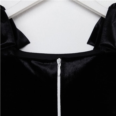 Платье нарядное для девочки KAFTAN, размер 98-104 см, белое, чёрное