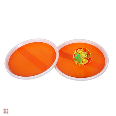 Набор поймай мяч, детский (2 тарелки, мяч на присосках)