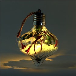 Новогодний шар ёлочный «Новый год», d=8 см