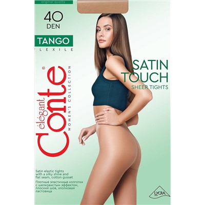 CONTE TANGO 40 Колготки женские без шортиков с эффектом «satin touch» CONTE ELEGANT, 1236099